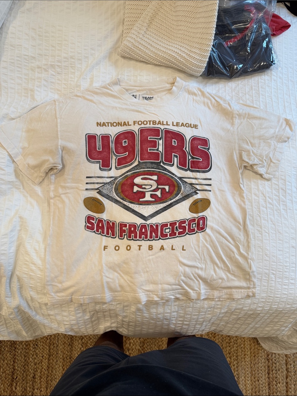 Men nfl 49ers t shirt